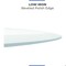 Fab Glass And Mirror 38in Round Ultra Clear Glass Table Top, Beveled Edge, Low Iron Extra Clear Tempered Glass 1/ LI-38RT12THBE - alternate 4