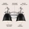 Jonathan Y Phineas 16.25" 2-Light Adjustable Farmhouse Bohemian Iron LED Vanity Light, Black/Nickel JYL1115A - alternate 5
