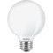 Signify 60W Equivalent Soft White G25 Medium Frosted LED Decorative Light Bulb, 3PK 567529 - alternate 2