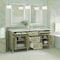 James Martin Vanities Lorelai 72'' D Vanity, Whitewashed Oak w/ Victorian Sil Silestone Top w/FreePower Wireless Charger 424-V72-WWO-FVSL - alternate 7