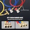Vevor 1/4 HP HVAC Vacuum Pump and Gauge Set 4 CFM Manifold Gauge Kit with Hose TW-1.5K - alternate 5