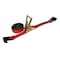 Tie 4 Safe 2'' x 40' Ratchet Tie Downs w/ Flat Hook WLL: 3,333 lbs. Red RT04C-540-M11N-R-C-1 - alternate 1