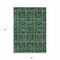 Homeroots 5' X 8' Fern Green And Charcoal Medallion Washable Indoor Outdoor Area Rug 589297 - alternate 6