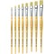 Da Vinci JUNIOR BORSTE Synthetic Student Brushes, All Paint Types, Flat, Series 329, 8-Piece Set VA-3529_0 - alternate 2