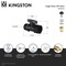 Kingston Brass 1/2" FIP x 1/2" MIP Quarter-Turn Quarter-Turn Straight Shut-Off Valve, Matte Black KB400V0 - alternate 2