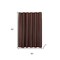 Homeroots Luxurious Brown Waffle Weave Shower Curtain 399721 - alternate 3
