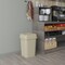 Regal Altair 19 Gallon Square Beige Plastic Trash Can with Drop Shot Swing Lid, Space-Saving Design ZR-TC-100-BG-19+LD-100-KIT - alternate 4