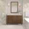 James Martin Vanities Myrrin 48" Single Vanity, Mid Century Walnut, w/ 3 CM Siberian Silestone Top 485-V48-WLT-3SFR - alternate 4