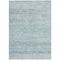Homeroots 3' X 5' Teal Blue And Ivory Trellis Washable Indoor Outdoor Area Rug 616496 - alternate 4
