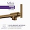 Anzzi Braccia Series 24" Wall Mounted Pot Filler in Champagne Bronze KF-AZ258CB - alternate 5
