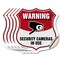 Signmission Video Surveillance Shield Sign Warning S, 4 inch X 4 inch, Vinyl Decal, 5PK SHI-D-5PACK-4-468 - alternate 1