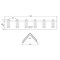 Mytee Products Blue Flatbed Edge Protectors - 8inx8inx36in, V Shaped Winch Ratchet Straps Plastic Corner Protector PCPVB36B - alternate 2