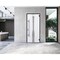 Vdomdoors Steel Door Deux 1744 Natural Oak Stainless Inserts Single Modern Painted 36x80 DEUX1744EXD-OAKW-W36xH80-RH-O - alternate 5