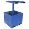 Vestil Steel Trash Bin Compactor 4,000 lb. Filled Weight Blue, Empty FWBC-4242-4 - alternate 1
