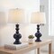 Jonathan Y Genie 28.5" Glass LED Table Lamp, Navy, 2PK JYL1061E-SET2 - alternate 9
