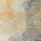 Homeroots 8' Orange And Gray Round Abstract Washable Indoor Outdoor Area Rug 631841 - alternate 3
