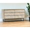 Homeroots 61" Natural Solid Wood Six Drawer Double Dresser 518619 - alternate 5