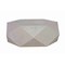 Homeroots 50" Gray Wood Hexagon Distressed Block Coffee Table 714208 - alternate 1