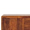Homeroots 32in Brown Distressed Solid Wood Accent Cabinet With Single Door And Four Drawers 654266 - alternate 4