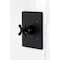 Kingston Brass Single-Handle Pressure Balanced Tub and Shower Faucet, Matte Black KB6340AX - alternate 2
