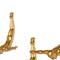 Homeroots Set of Three Gold Resin Diving Man Hanging Dimensional Sculpture, 3PK 332362 - alternate 4