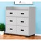 Homeroots 33" White Five Drawer Dresser 477764 - alternate 4