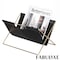 Fabulaxe 9-In Foldable Magazine Rack, Book Basket, Farmhouse Letter Organizer, File Holder - for Living QI004742 - alternate 2