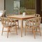 Skyline Design Krabi Square Teak Dining Table 24100-TEAK-KR - alternate 1