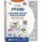 Pacon Amazing Artist Sketch Book, 80 Pages, Black, White Cover, Perforated, Acid-free P4820 - alternate 1