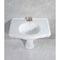 Kingston Brass 35" Ceramic Pedestal Sink, 4-Inch, 3-Hole, Glossy White VPB3534 - alternate 4