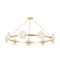 Corbett Lighting Almandine 60.75 in. Chandelier Vintage Gold Leaf 485-61-VGL - alternate 1