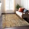 Homeroots 5' X 8' Copper And Brown Abstract Washable Indoor Outdoor Area Rug 606051 - alternate 6