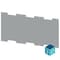 Siemens ALPHA 400 DIN cabinet-high mounting plate H = 600 mm W = 250 mm 8GK9531-4KK10 - alternate 2