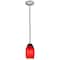Access Lighting Merlot, LED Pendant, Brushed Steel Finish, Red Sky Glass 28011-3R-BS/RUSKY - alternate 3