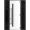 Vdomdoors Front Exterior Prehung Steel Door Ronex0162 Red Oak 96 2 Sidelight Exterior Windows Sidelites Entry RONEX0162EXD-RED-W14+36+14xH96-LH-I - alternate 1