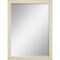Homeroots 40" White Solid Wood Framed Accent Mirror 632832 - alternate 3