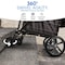 Serenelife Large Folding Utility Shopping Cart with Removable Liner SLSPCART60 - alternate 2
