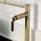 Kingston Brass Deck Mount Pot Filler Faucet, Antique Brass KS4703KL - alternate 3