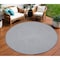 Homeroots 8' Ivory And Blue Round Geometric Indoor Outdoor Area Rug 552329 - alternate 3