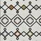 Homeroots 3' X 5' Ivory Red And Gray Geometric Washable Indoor Outdoor Area Rug 612184 - alternate 3