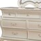 Homeroots 66" Pearl Solid and Manufactured Wood Seven Drawer Triple Dresser 490465 - alternate 4