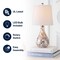 Jonathan Y Mona 20.5" Mini LED Table Lamp, Seashell JYL1024A - alternate 5