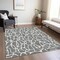 Homeroots 5' X 8' Gray And Ivory Geometric Washable Indoor Outdoor Area Rug 599287 - alternate 3