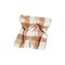 Homeroots 50" X 60" Ivory And Taupe Faux Sherpa Plaid Throw Blanket 483450 - alternate 1