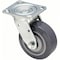 Zoro Select Plate Caster, Swivel, Polyurethane, 6 1/2"H P21S-UP050R-14-DL - alternate 1