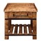 Homeroots 29" Natural Solid Wood One Drawer Nightstand 488759 - alternate 1