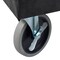 Luxor Cart, 1 Tub, 1 Flat Shelves, 18"x32", High Density Polyethylene (Shelf), Polyvinyl Chloride (Leg) EC21HD-B - alternate 12