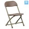 Flash Furniture Kids Brown Plastic Folding Chair, PK10 10-Y-KID-BN-GG - alternate 5