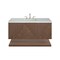 James Martin Vanities Marcello 48 in. Single Vanity, Chestnut w/ 3 CM Ethereal Noctis Silestone Top D200-V48-CSN-3ENC - alternate 3