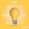 Bulbrite 25-Watt Equivalent Ceramic Yellow Color A19 Weatherproof Outdoor E26 Medium BaseLED Light Bulb, 10PK 862314 - alternate 7